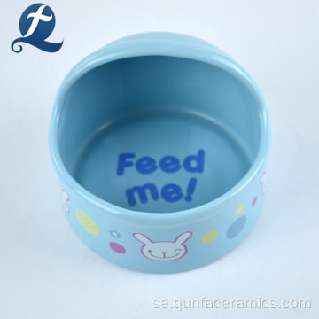 Factory Heart Shaped Hamster Ceramic Pet Bowls